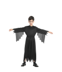 Disfraz infantil de Scream, traje completo sin máscara para Halloween y fiestas temáticas de terror.