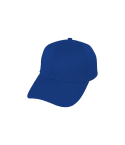 Gorra lisa unisex de algodón en varios colores, disponible en talla única adulto y talla única niño con cierre ajustable y visera curva.