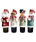 Pack de 4 Bolsas de Vino para Decoración de Navidad