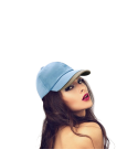 Gorra de béisbol vintage unisex de algodón con visera precurvada y cierre ajustable
