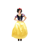 Disfraz de princesa Blanca Nieves con ajuste cómodo y detalles encantadores, perfecto para cosplay y disfraces