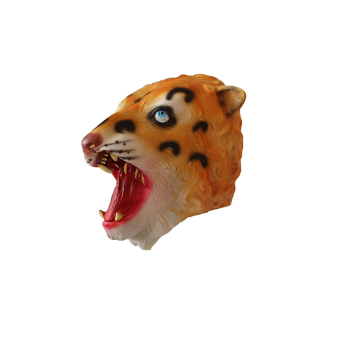 Máscara de Látex de Tigre Rugiente para Adulto – Realista