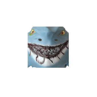 Máscara Tiburón Terror Adulto – Látex con Detalles Sangrientos