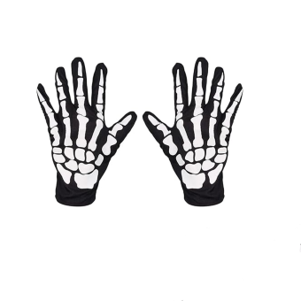 Guantes de Esqueleto Halloween – Niño y Adulto | Tallas 17 y 20 cm