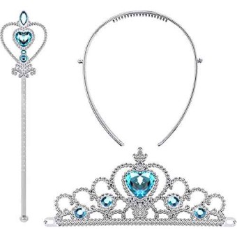 Accesorios de Princesa Guantes+Corona+Varita+Trenza (Infantil)