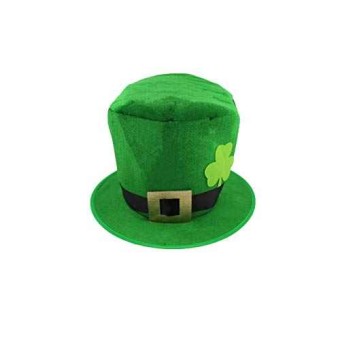 Sombrero  San Patricio Chistera de Copa de Fieltro Satén ( Adulto )