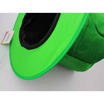 Sombrero  San Patricio Chistera de Copa de Fieltro Satén ( Adulto )