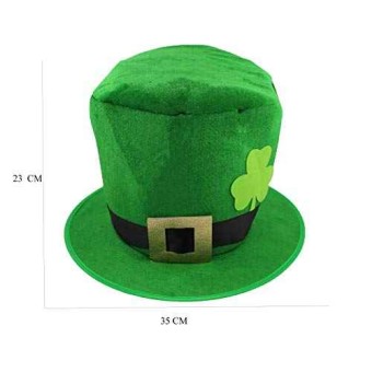 Sombrero  San Patricio Chistera de Copa de Fieltro Satén ( Adulto )
