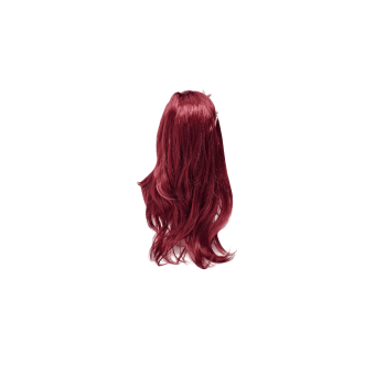 Peluca Larga Rizada Roja de Cosplay (Sirenita)