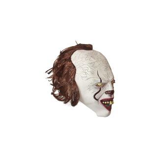 Máscara de látex para adulto inspirada en Pennywise – Payaso IT Halloween