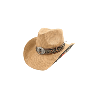 Sombrero Vaquero -Bordado con Hebilla