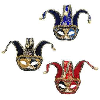 Máscara Clásica Veneciana - Accesorio para Disfraces y Decoración