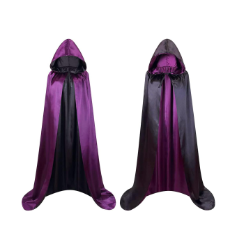 Capa Reversible con Capucha para Disfraces – Infantil 90 cm y Adulto 140 cm