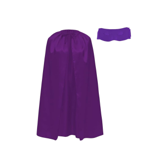 Capa con Antifaz para Disfraz de Superhéroe – Adulto 140 cm