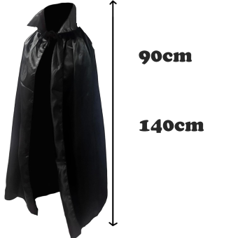 Capa Unisex con Cuello Alto para Disfraces - Ideal para Halloween, Carnaval y Cosplay-Varias tallas