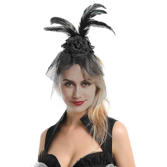 Pack de Tutu de Viuda Mujer- Diadema Elegante para Fiestas y Disfraces