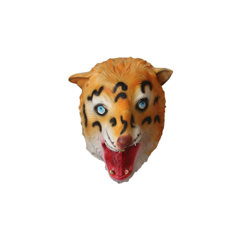 Máscara de Látex de Tigre Rugiente para Adulto – Realista