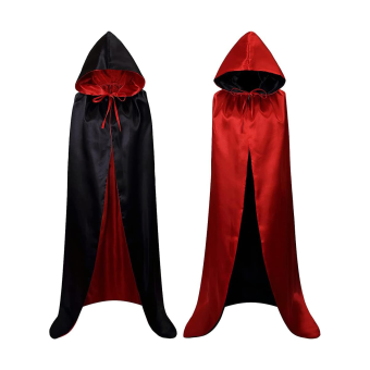 Capa Reversible con Capucha para Disfraces – Infantil 90 cm y Adulto 140 cm