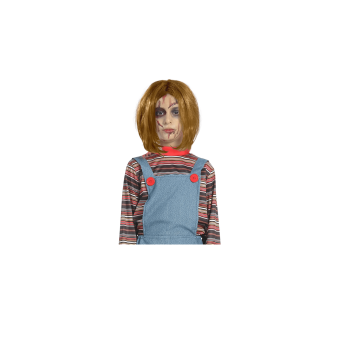 Peluca Muñeco Diabólico Talla Única Infantil