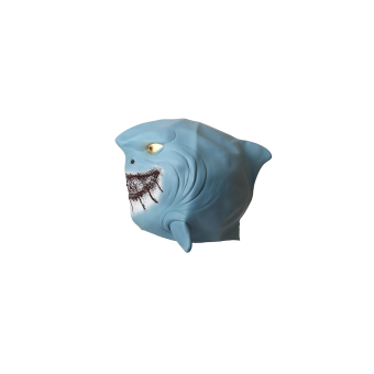 Máscara Tiburón Terror Adulto – Látex con Detalles Sangrientos