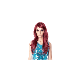 Peluca Larga Rizada Roja de Cosplay (Sirenita)